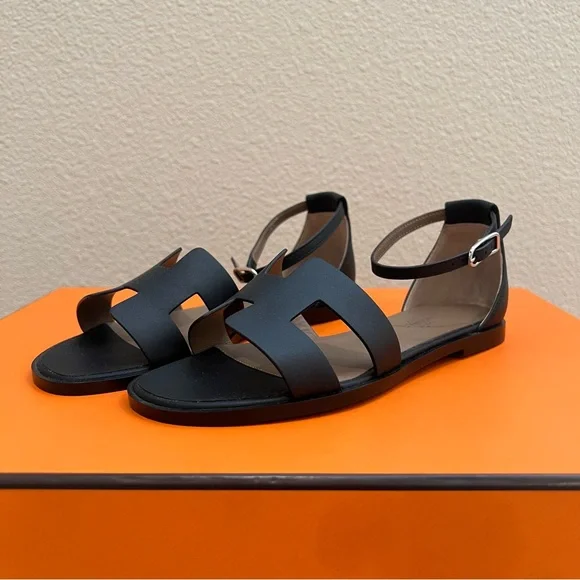NEW Hermes Santorini Sandals - Picture 4 of 8